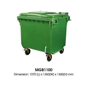 1100 Liter Mobile Garbage Bin